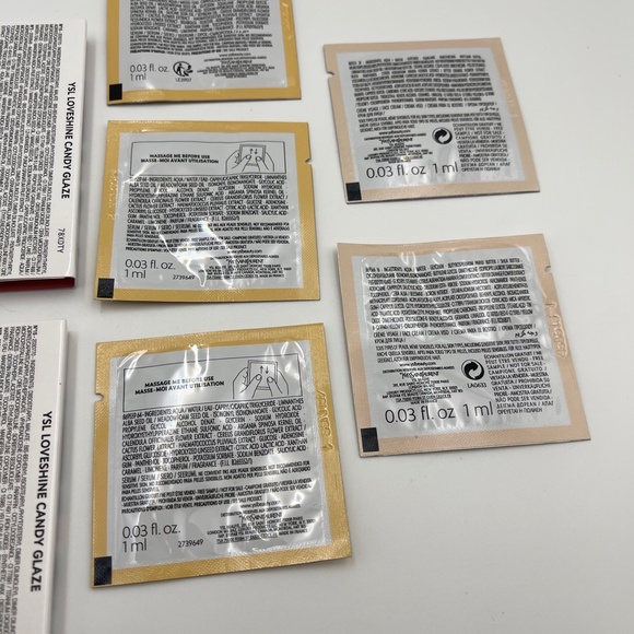 YSL Yves Saint Laurent Pure Shots Night Reboot serum cream candy glaze sample - Picture 5 of 5